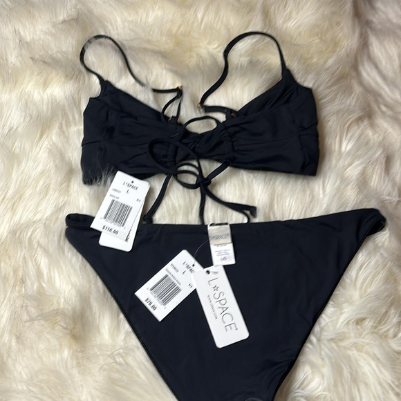 🆕 2pc REVOLVE X L*SPACE Ringo Top & Camacho Reversible Bottom in Black - Picture 10 of 12